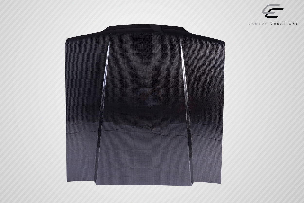 Carbon Creations 2" Cowl Hood Compatible With 1987-1993 Ford Mustang - 1 Piece - 115439