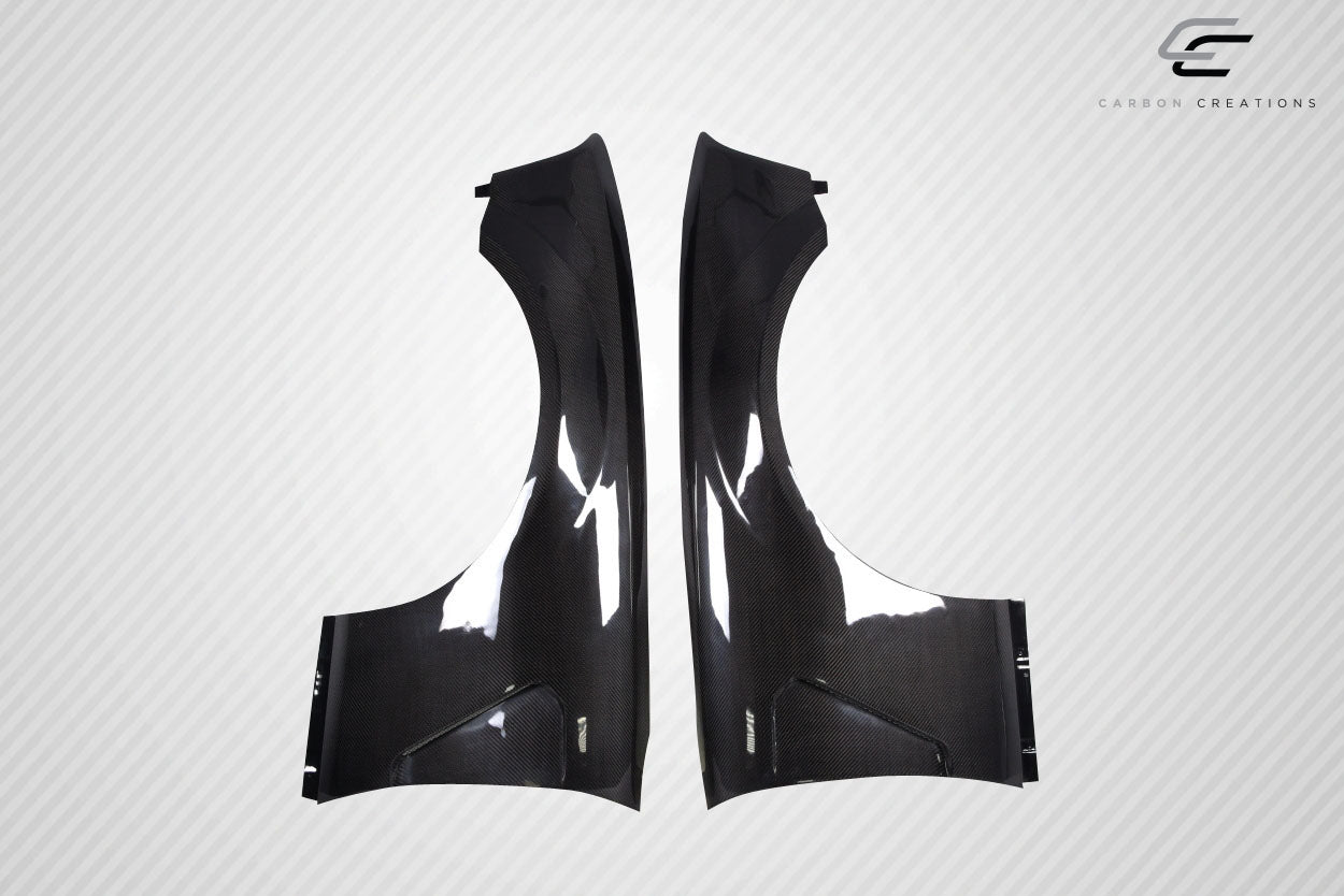 Carbon Creations GT350 Look Front Fenders Compatible With 2005-2009 Ford Mustang - 2 Piece - 115442