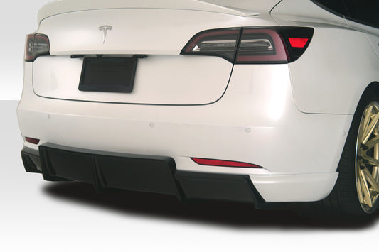Extreme Dimensions Duraflex GT Concept Rear Diffuser Compatible With 2018-2023 Tesla Model 3 - 1 Piece - 115467