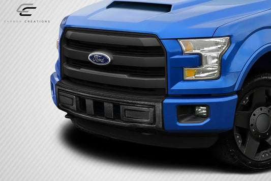 Carbon Creations BSZ Front Bumper Cover Grille Compatible With 2015-2020 Ford F-150 - 1 Piece - 115598