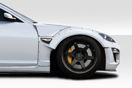 Extreme Dimensions Duraflex RBS Front Fenders Flare Compatible With 2009-2011 Mazda RX8 - 4 Piece - 115825