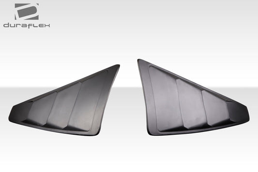Extreme Dimensions Duraflex MPX Rear Window Scoops Compatible With 2015-2023 Ford Mustang - 2 Piece - 115835
