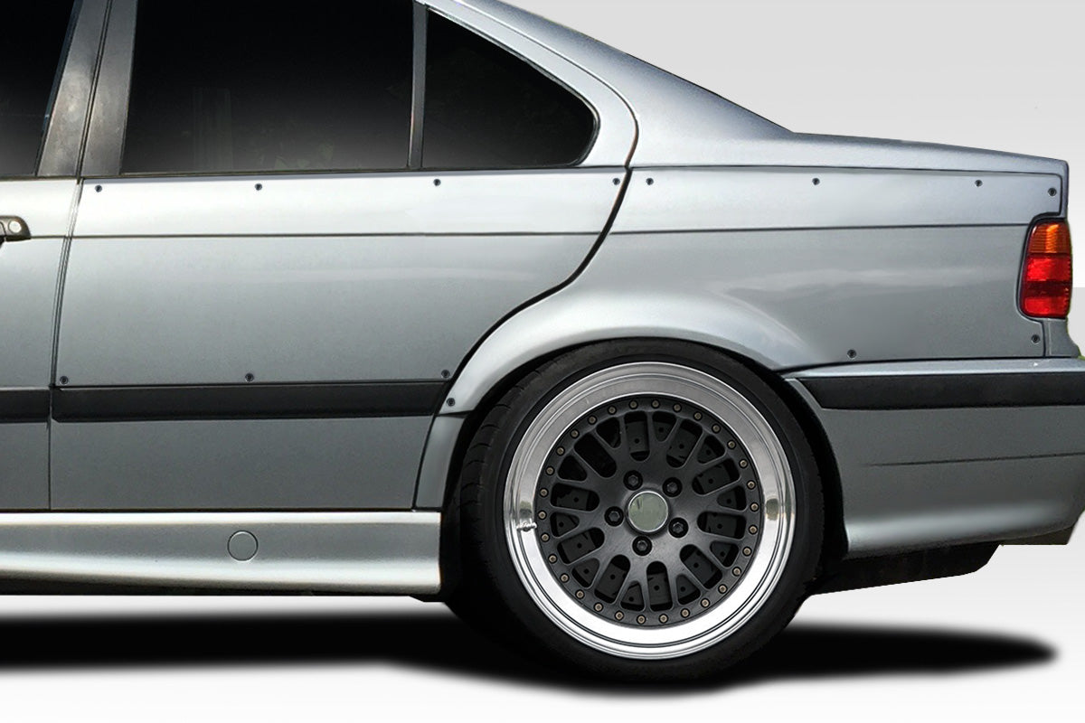 Extreme Dimensions Duraflex C Spec Rear Fender Flares Compatible With 1992-1998 BMW 3 Series - 2 Piece - 116023