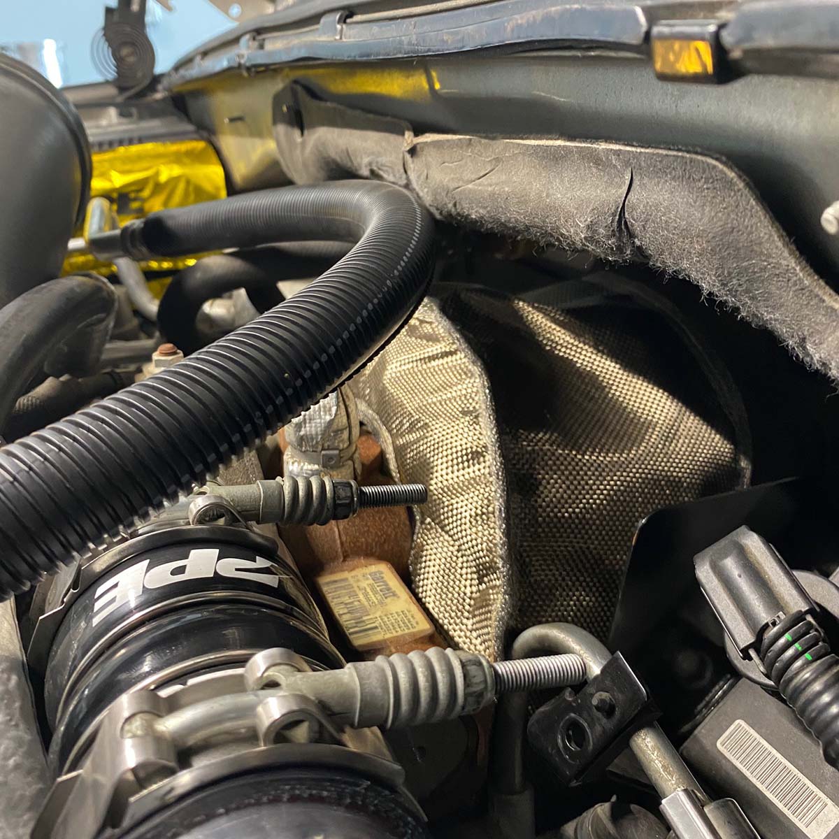 High-Performance Titanium Woven Turbo Blanket - T6 Turbos (116150055) ppepower