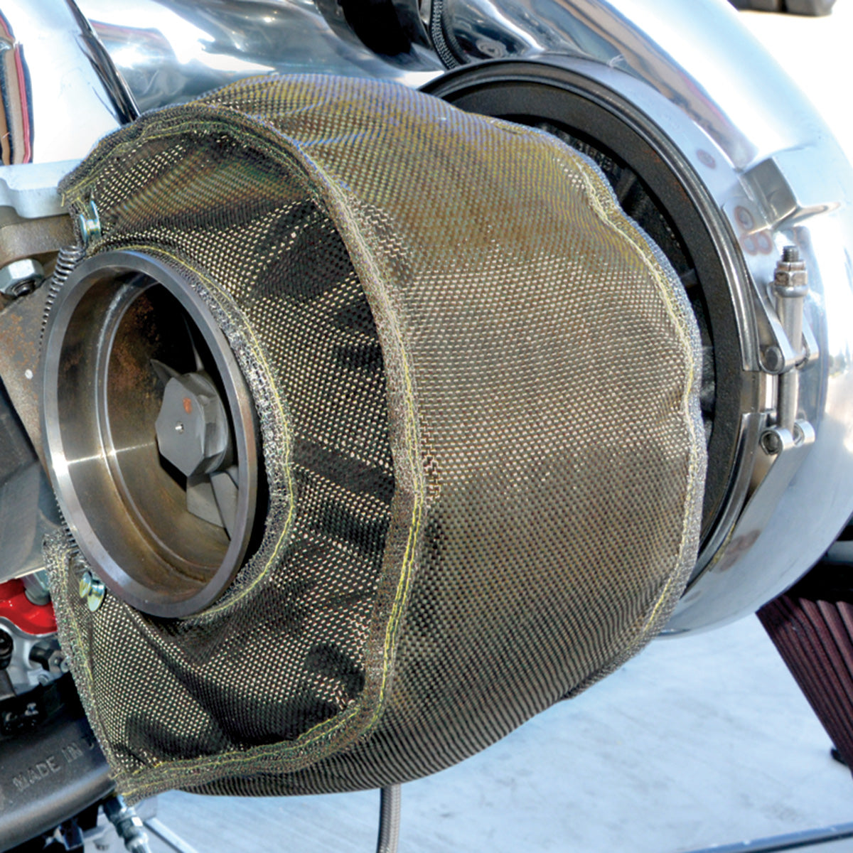 High-Performance Titanium Woven Turbo Blanket - Small T4 Turbos (116150040) ppepower