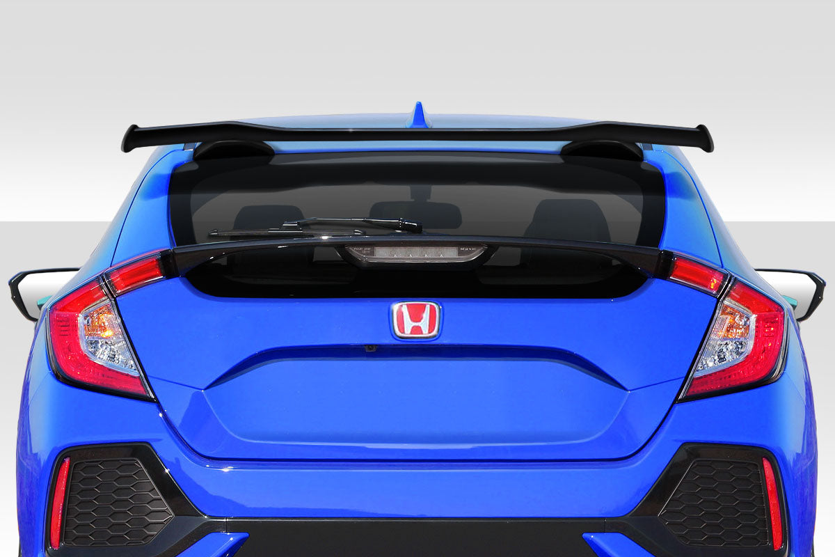 Extreme Dimensions Duraflex SPN Roof Wing Spoiler Compatible With 2017-2021 Honda Civic HB - 1 Piece - 116345