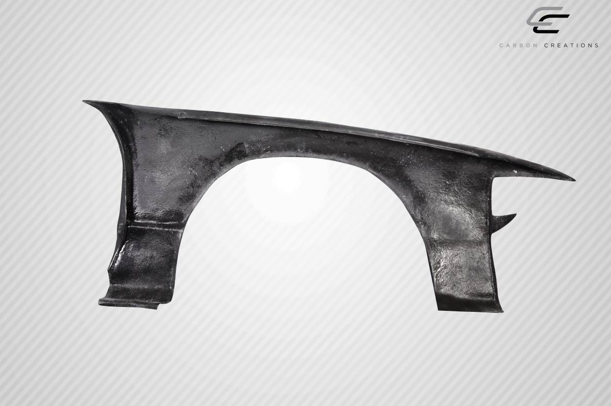 Carbon Creations K Power Style Front Fenders Compatible With 1989-1994 Nissan 240SX - 2 Piece - 116454
