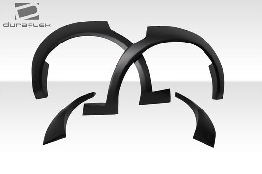 Extreme Dimensions Duraflex Novara Rear Wide Body Fender Flares Compatible With 2006-2010 Dodge Charger - 4 Piece - 116466