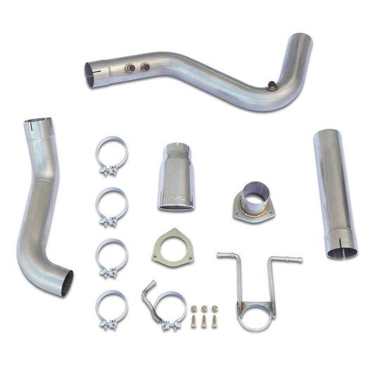 2007-2019 GM 6.6L Duramax 304 Stainless Steel Cat-Back Performance Exhaust System with Polished Tip ppepower