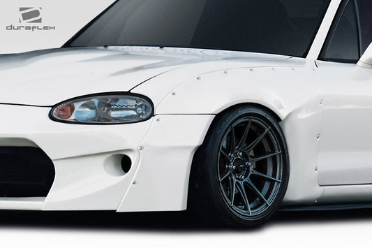Extreme Dimensions Duraflex RBS Wide Body Front Fenders Flares Compatible With 1999-2005 Mazda Miata - 2 Piece - 117101