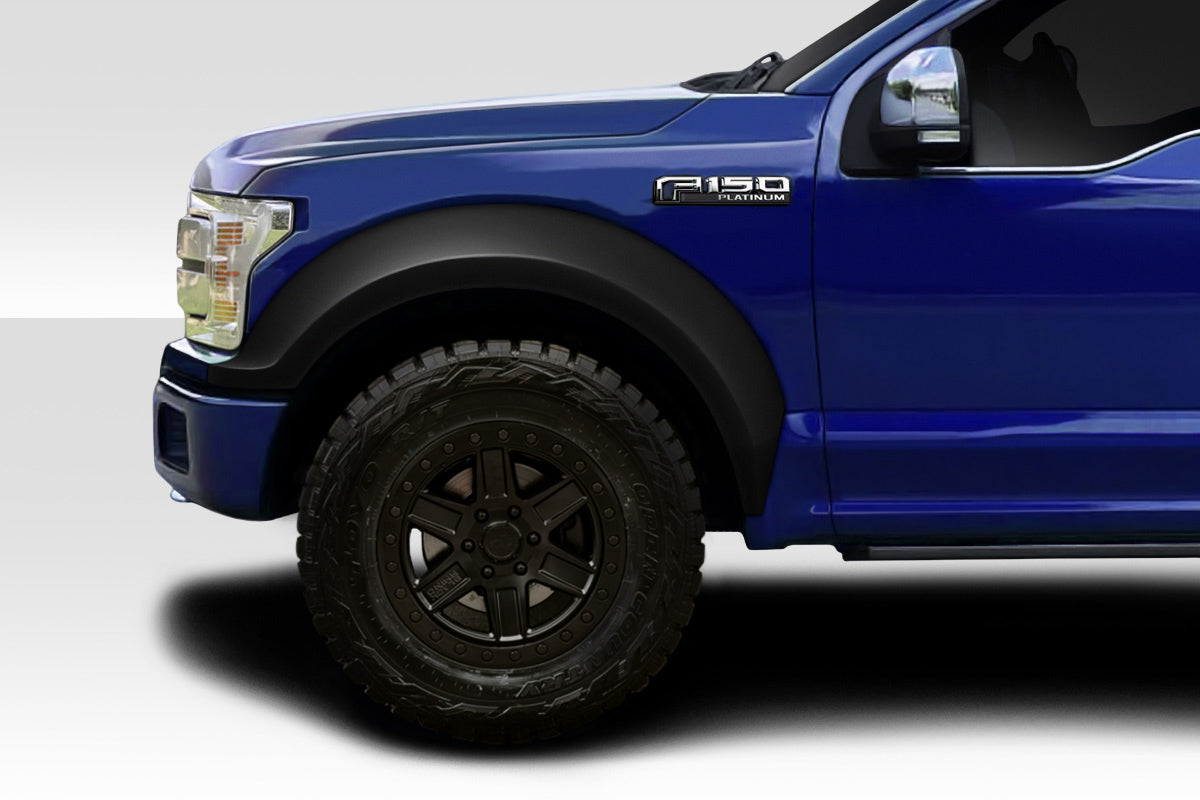Extreme Dimensions Duraflex Rocker Front Fenders Flares Add On Compatible With 2018-2020 Ford F150 - 2 Piece - 119885