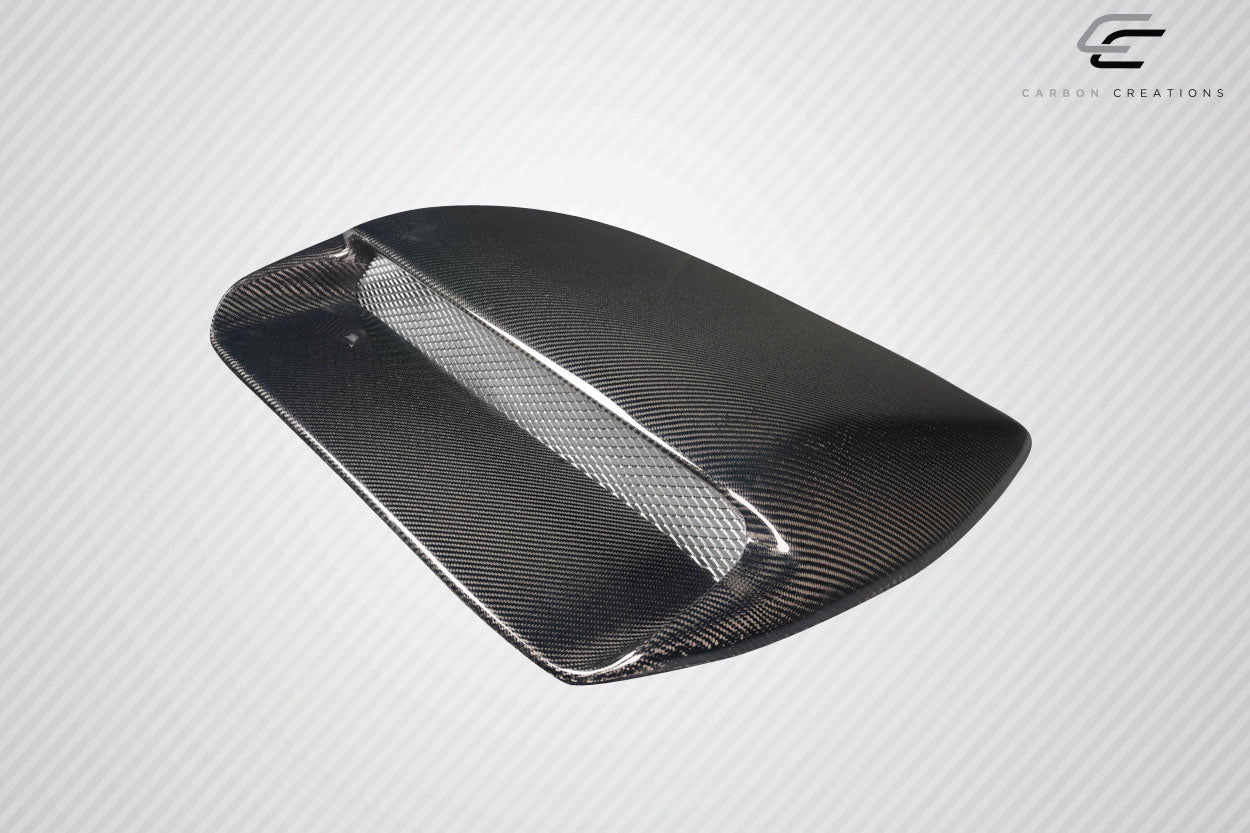 Carbon Creations Hyperflow Hood Scoop Add On Compatible With 2015-2021 Subaru WRX STI - 1 Piece - 117377