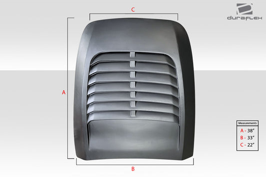 Extreme Dimensions Duraflex Universal Venom Hood Scoop Body Kit - 1 Piece - 117474