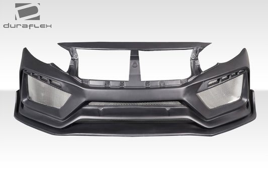 Extreme Dimensions Duraflex RBT Wide Body Front Bumper Cover Compatible With 2016-2021 Honda Civic - 1 Piece - 117584