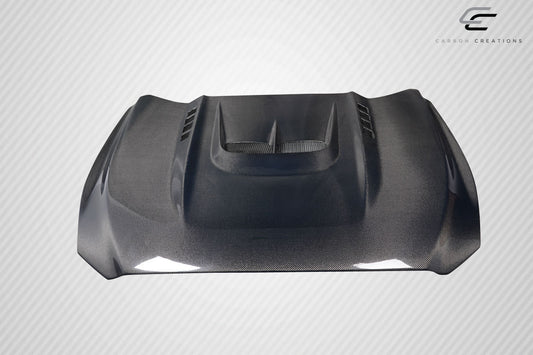 Carbon Creations Kryptonic Hood Compatible With 2015-2017 Ford Mustang - 1 Piece - 117644