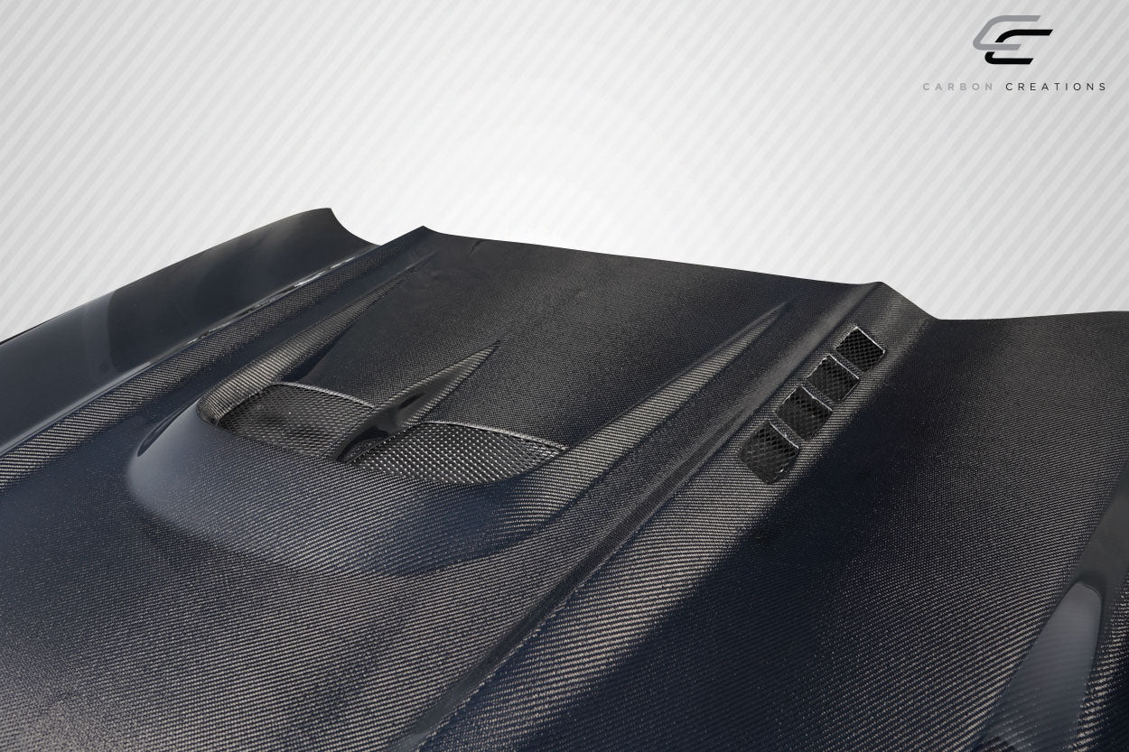 Carbon Creations Kryptonic Hood Compatible With 2015-2017 Ford Mustang - 1 Piece - 117644
