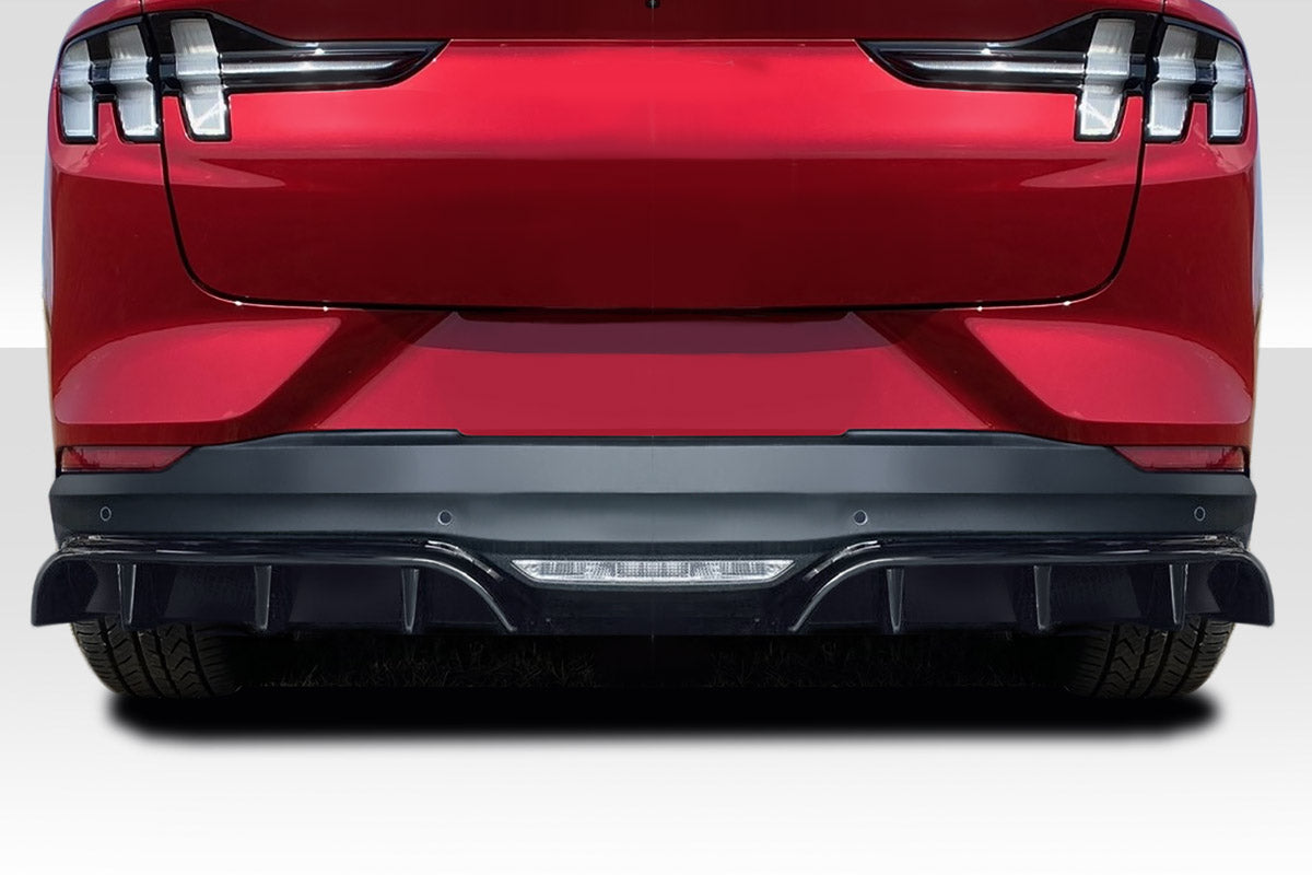 Duraflex Volt Rear Diffuser Compatible With 2021-2022 Ford Mustang Mach-E - 2 Piece - 118624