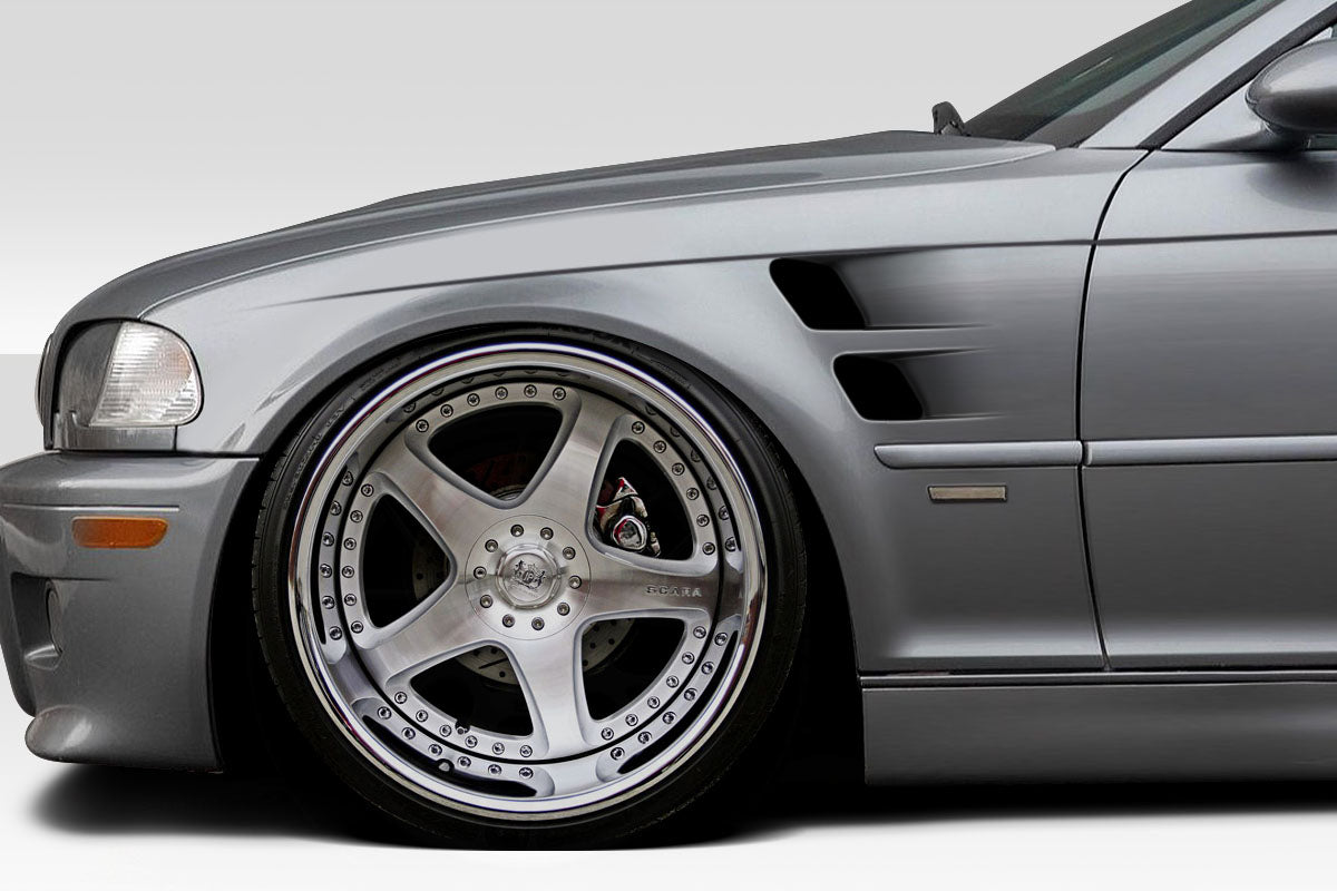 Duraflex Savala Front Fenders Compatible With 2000-2006 BMW 3 Series E46 - 2 Piece - 118940