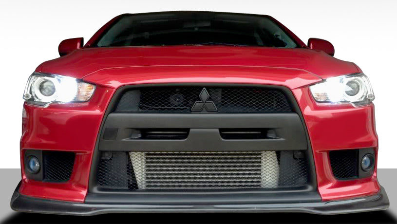 Extreme Dimensions Duraflex JDP Style Front Lip Spoiler Compatible With 2008-2015 Mitsubishi Evolution - 1 Piece - 119596