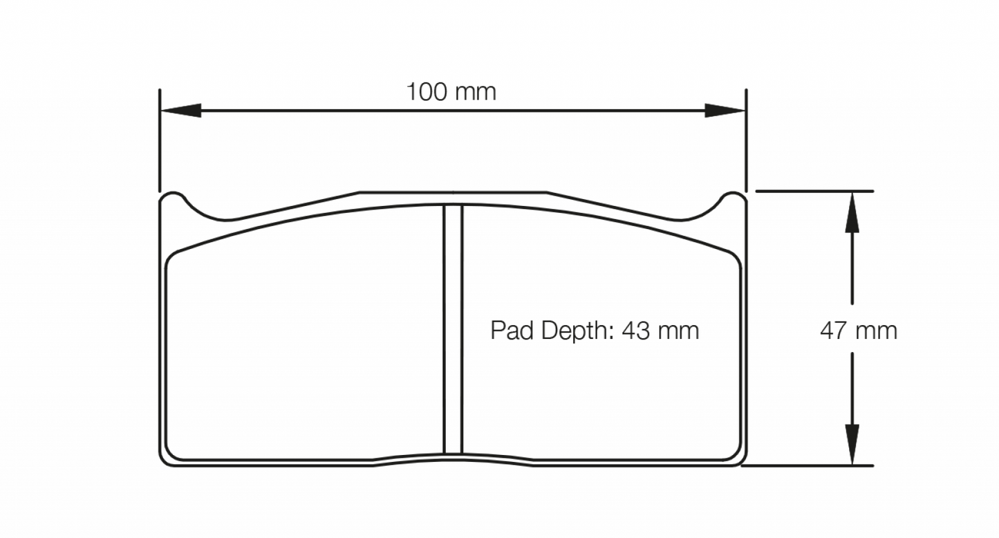 PAGID Racing Pagid Racing 1705 RSL29 Compound Brake Pads 1705-RSL29