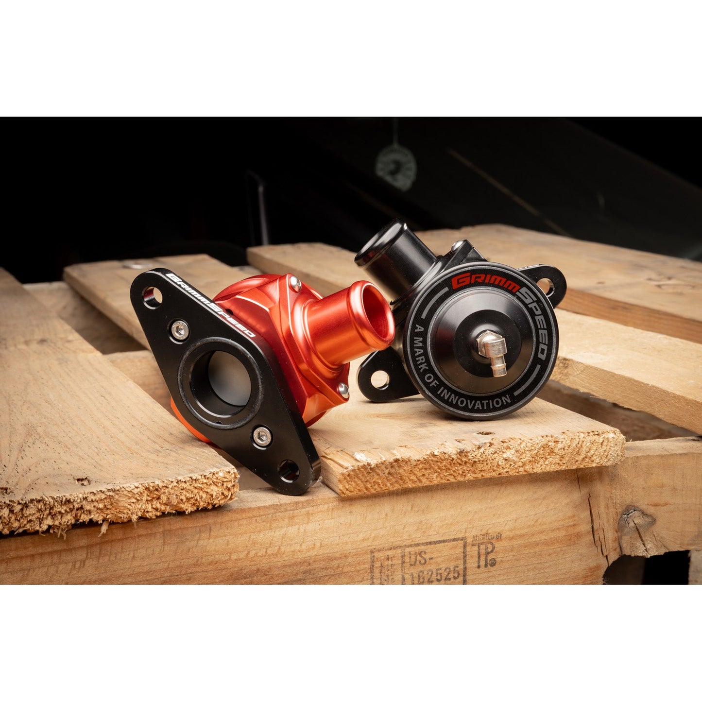 GrimmSpeed Version 2 Bypass Valve - Red - 2008-14 Subaru WRX, 2005-09 Subaru Legacy GT GRM126034RED