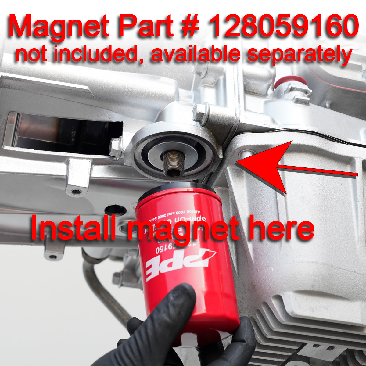 2001-2019 GM 6.6L Duramax Premium High-Efficiency Spin-On Transmission Fluid Filter ppepower
