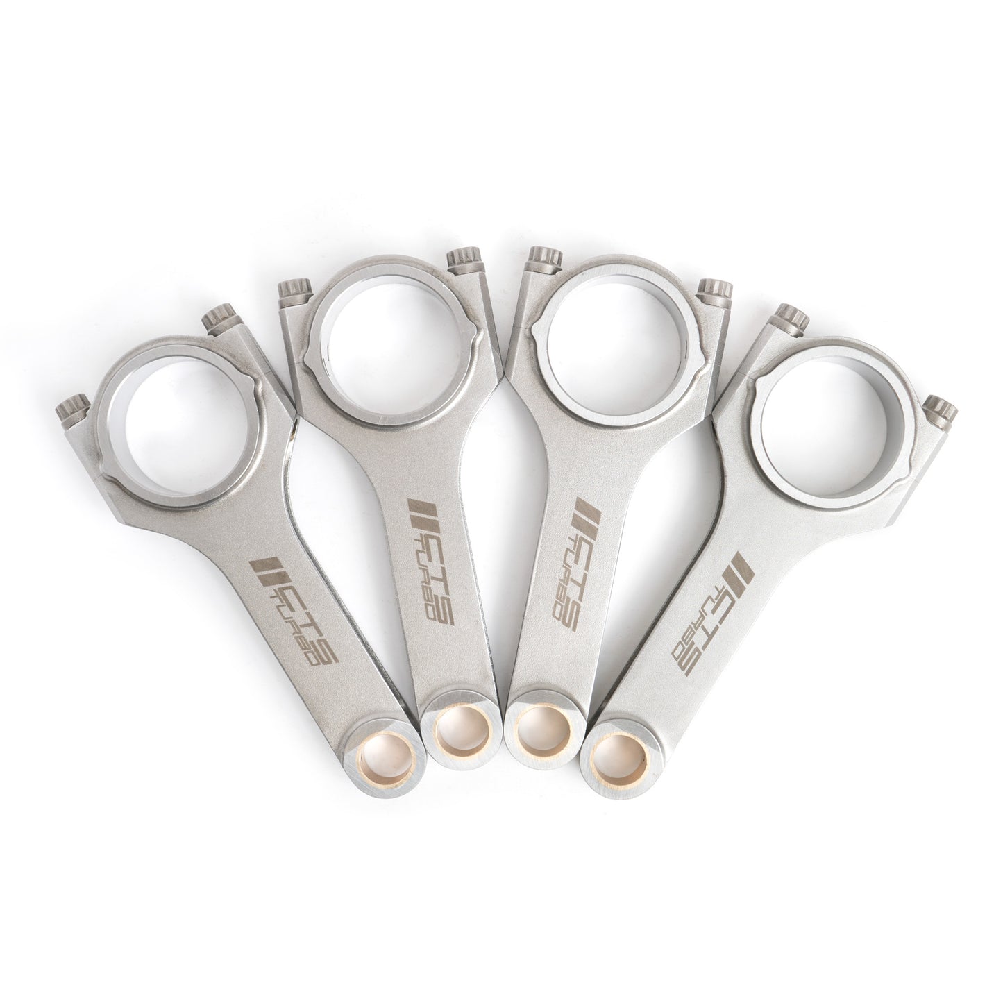 CTS Turbo Connecting Rods VW & Audi 144x21 Tapered Rifle Drilled | Fits 2.0T FSI CTS-CRH-14421FSI