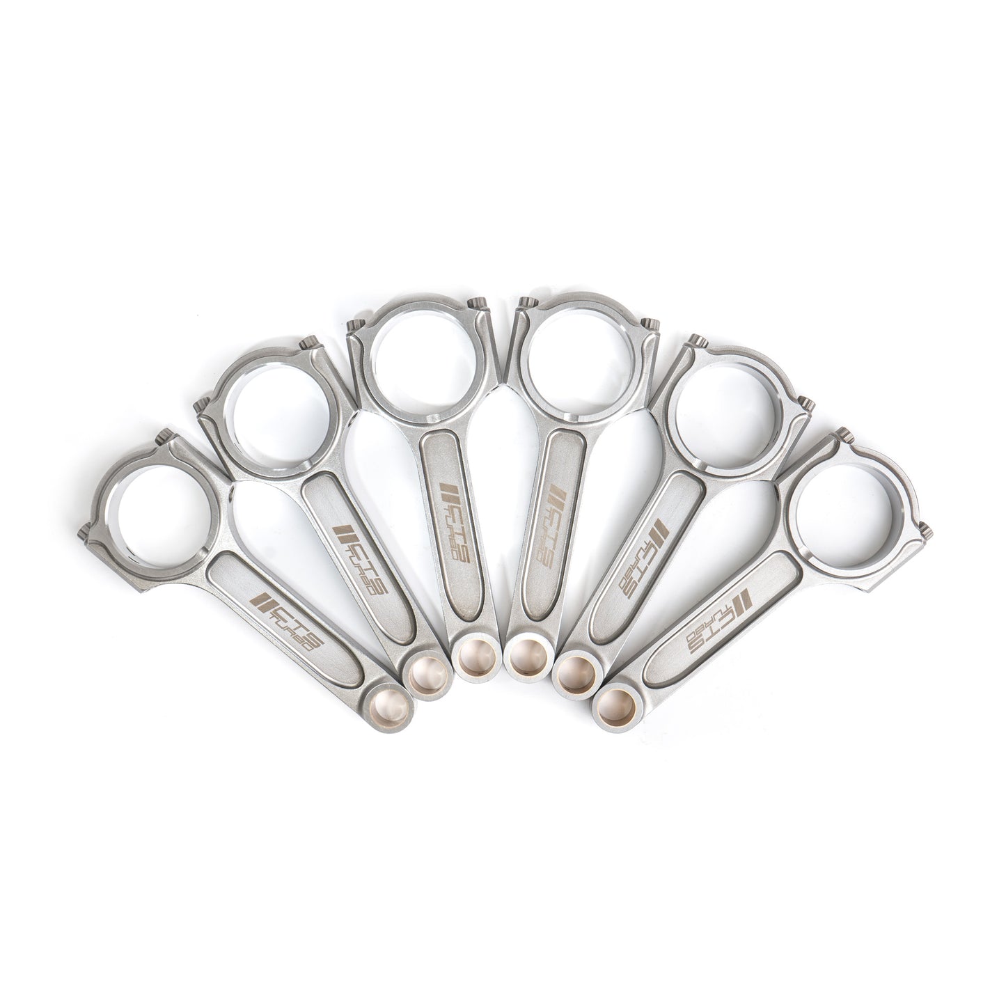 CTS Turbo Connecting Rods VW 164x20 I-Beam Rifle Drilled | Fits 3.2L 24V VR6 and 2.8L 12V and 24V VR6 CTS-CRI-16420