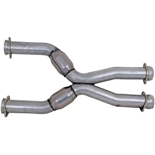 Ford Mustang Coyote 5.0 Swap High Flow Catted X-Pipe 87-04