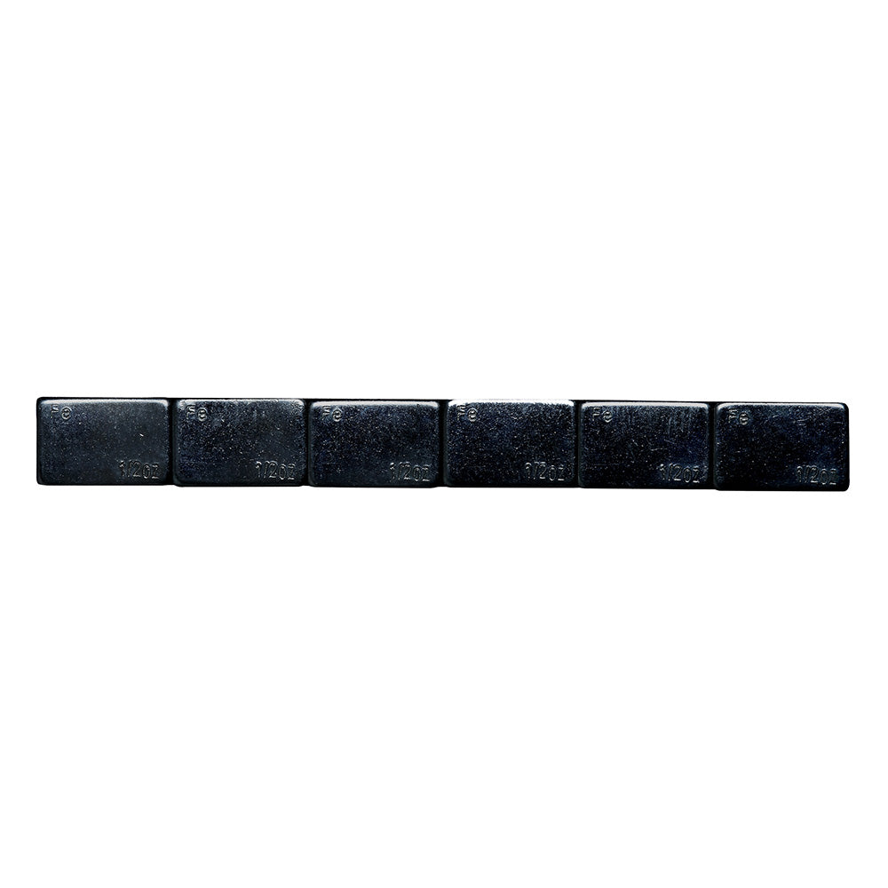 1/2oz 3oz Strips 48 Strips Per Box Black - West Coast Wheel Accessories 198-373NSB