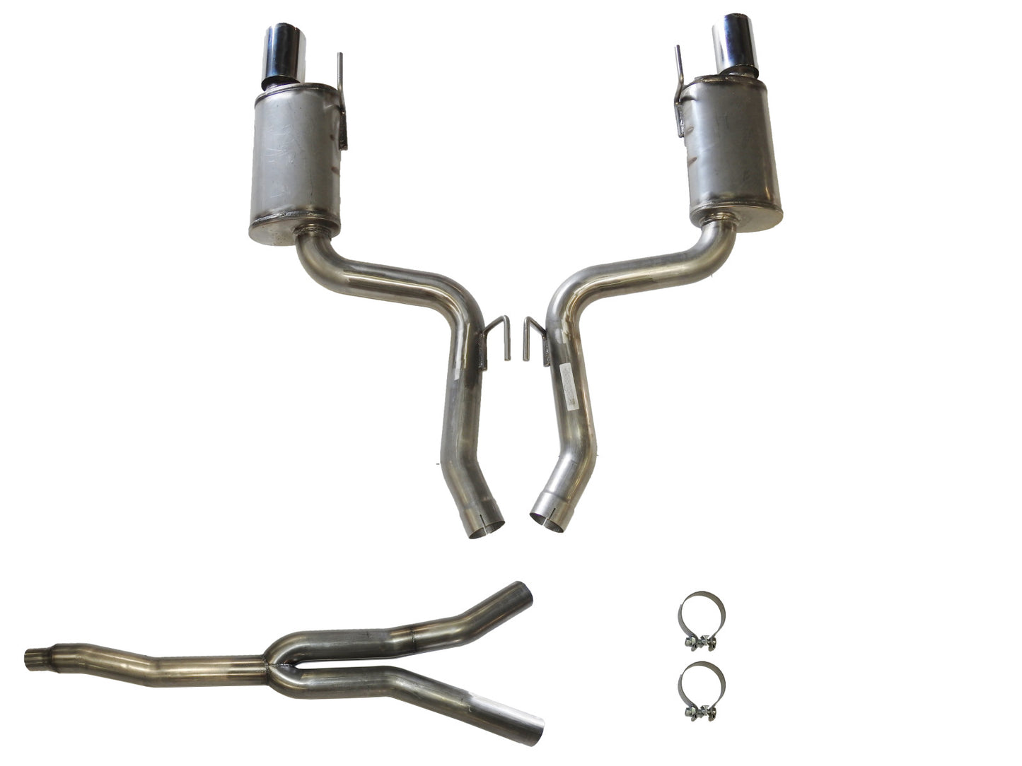 JBA 2015-2021 Mustang Eco-Boost Cat Back System 304SS 30-2648