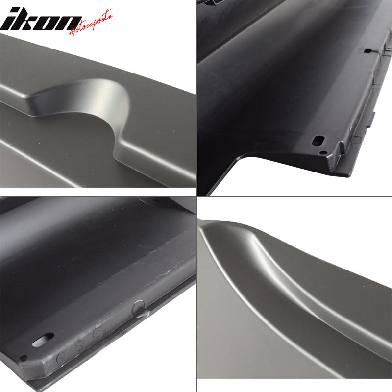 2004-2010 BMW E60 E61 M5 Style Unpainted Black Side Skirts Panels PP