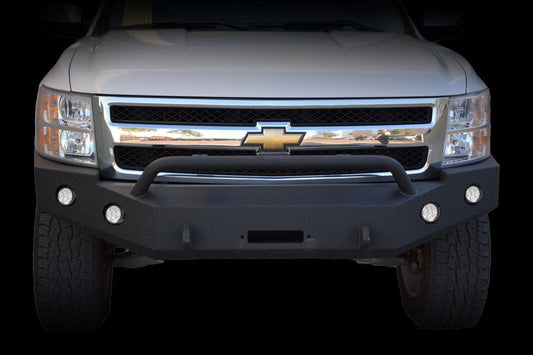 2007-13 Chevy Silverado 1500 Steel Front Bumper-DV8 Offroad