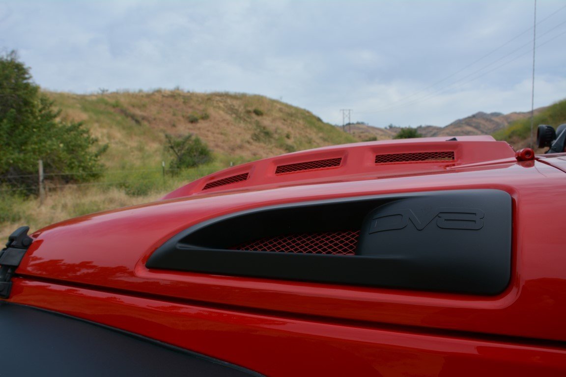 2007-18 Jeep JK Heat Dispersion Hood-DV8 Offroad