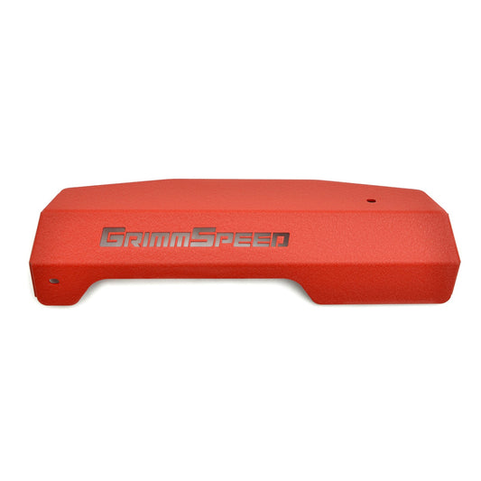 GrimmSpeed Pulley Cover - Red - 2015-21 Subaru WRX GRM099043