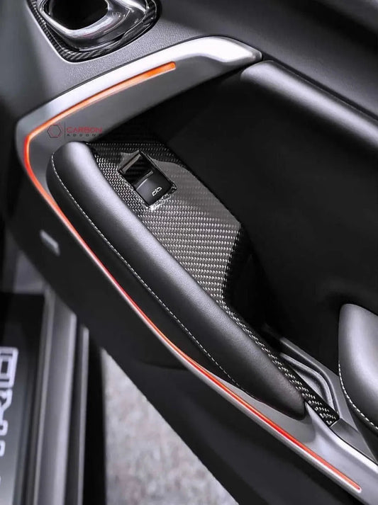2016–2024 Camaro Real Carbon Fiber Window Switch Covers