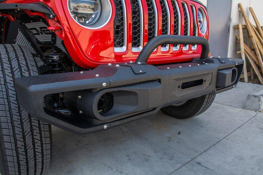 2018-21 Jeep JL & 2020-21 JT Front Modular Bumper with Bull Bar-DV8 Offroad