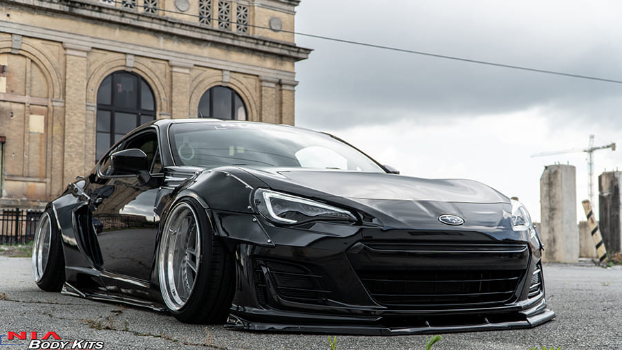 NIA Subaru BRZ NIA Front Lip Splitter Kit 2017-2020 BRZ17-FS-RWB