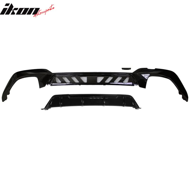 2019-2022 BMW G20 3 Series M340 Style Rear Bumper Lip w/ Square Tip