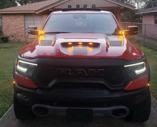 2019+ RAM 1500 TRX Hood Mount/Ditch Lights/Pillars