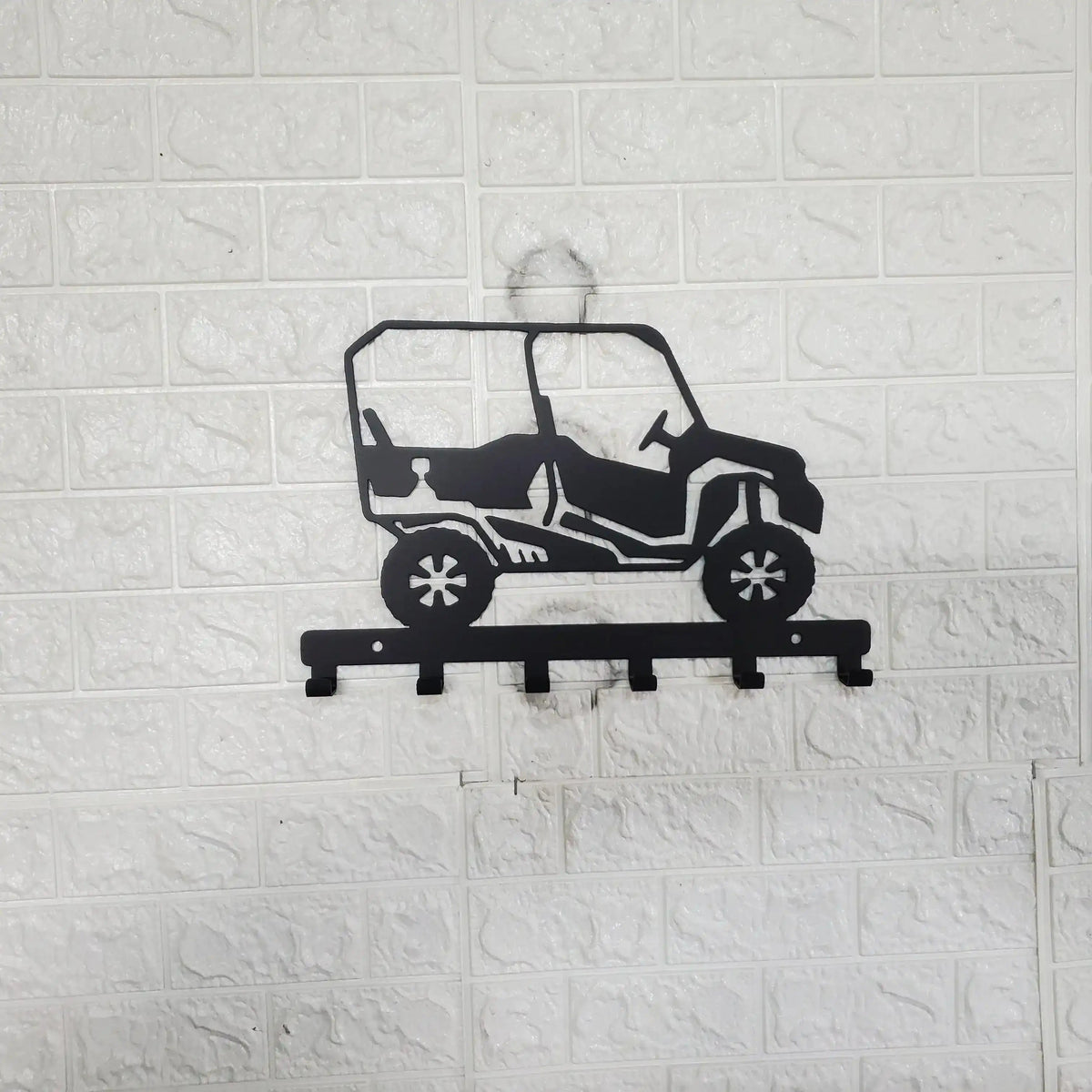 Honda Pioneer 1000-5 UTV Key Hanger – Steel Off Road Utility Wall Organizer