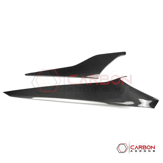 2026+ Chevrolet C8 Corvette Carbon Fiber Center Console Side Trim Covers