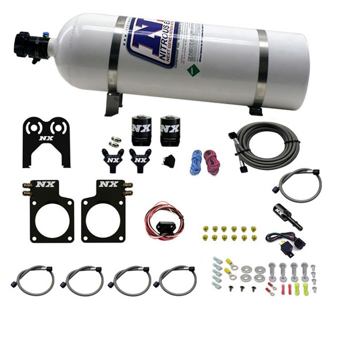 Nitrous Express NISSAN GT-R NITROUS PLATE SYSTEM (35-300HP) W/ 15LB BOTTLE NX-20717-15