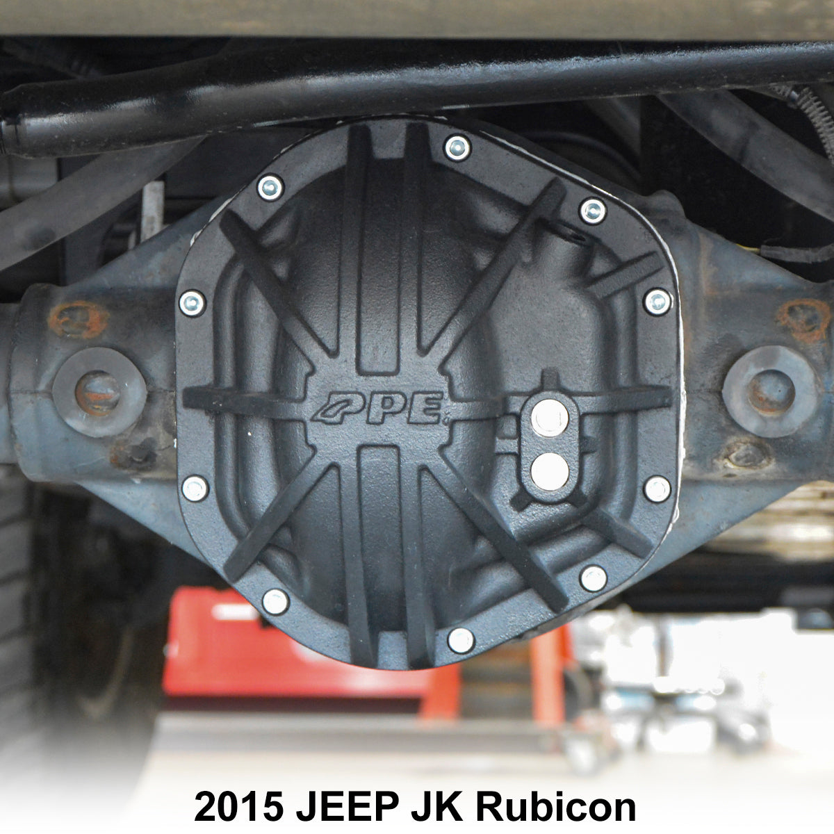 2007-2018 Jeep Wrangler Dana-44 Cast Nodular Iron Rear Differential Cover ppepower