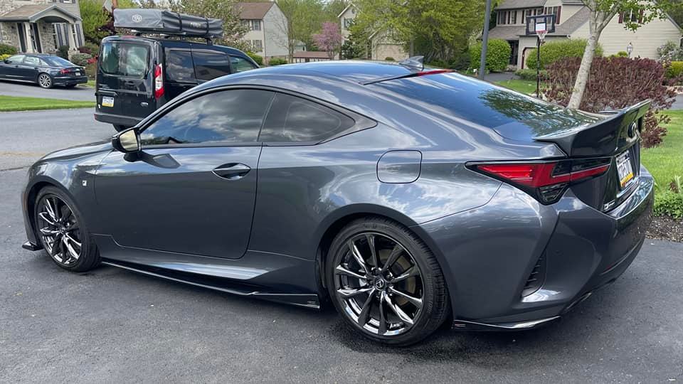 NIA Lexus RC Rear Duck Bill Trunk Wing Spoiler V1 2019-2024 RC19-RS-V1