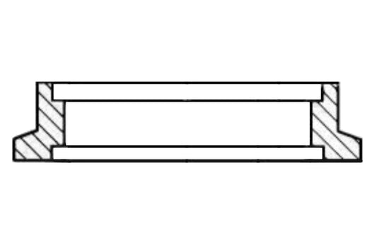 Inlet Flange for TiAL 44mm MV-R Wastegate 304 Stainless