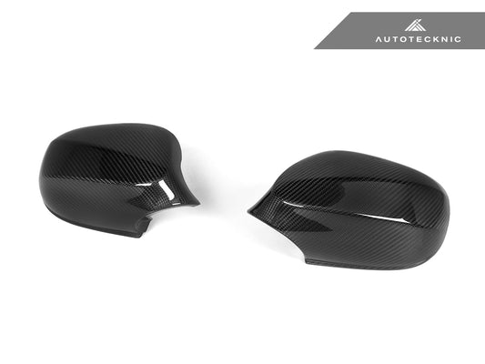 AutoTecknic Dry Carbon Fiber Mirror Cap Set - E90 3-Series Sedan LCI