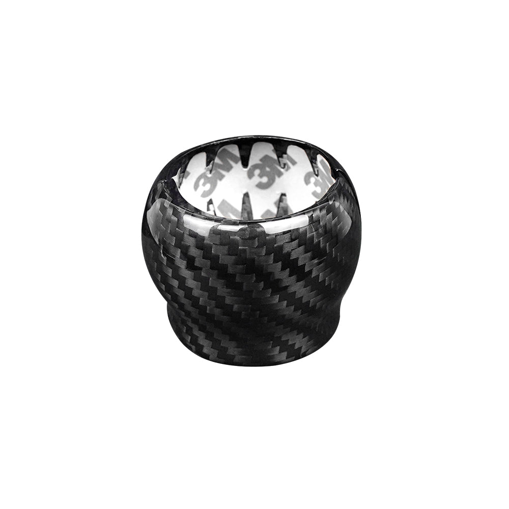 JDMuscle 22-24 Subaru WRX Tanso Dry Carbon Fiber Shift Knob Surround Cover - Return
