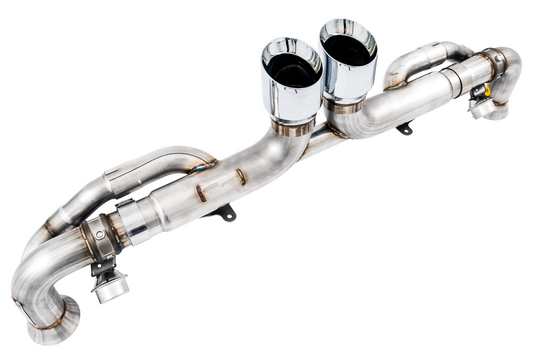 AWE Tuning SwitchPath Exhaust for Porsche 991.1 / 991.2 GT3 / RS - Chrome Silver Tips 3025-32016