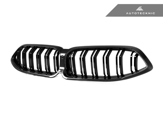 AutoTecknic Dry Carbon Dual-Slats Front Grille - G14/ G15/ G16 8-Series